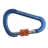 Maxbell Maxbell 24KN Screw Locking Carabiner For Mountaineering Rock Climbing - Blue