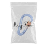 Maxbell Maxbell 24KN Screw Locking Carabiner For Mountaineering Rock Climbing - Blue