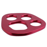 Maxbell Maxbell 30KN Red Aluminum Rigging Plate Carabiner Mountaineering Rock Climbing Equip