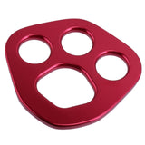 Maxbell Maxbell 30KN Red Aluminum Rigging Plate Carabiner Mountaineering Rock Climbing Equip