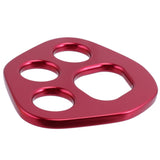 Maxbell Maxbell 30KN Red Aluminum Rigging Plate Carabiner Mountaineering Rock Climbing Equip