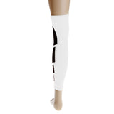 Maxbell Maxbell Basketball Compression Leg Calf Shin Support Wrap Sport Brace Sleeve L White