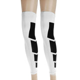 Maxbell Maxbell Basketball Compression Leg Calf Shin Support Wrap Sport Brace Sleeve L White