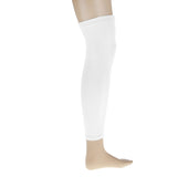 Maxbell Maxbell Basketball Compression Leg Calf Shin Support Wrap Sport Brace Sleeve L White