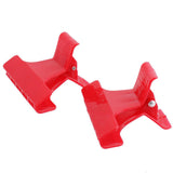 Maxbell Maxbell Pack of 6 Plastic Butterfly Hairdresser Clamp Salon Hair Color Perm Section Clips Grips Hairpins Black Red White
