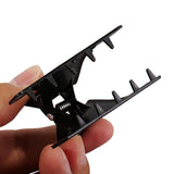 Maxbell Maxbell Pack of 6 Plastic Butterfly Hairdresser Clamp Salon Hair Color Perm Section Clips Grips Hairpins Black Red White
