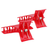 Maxbell Maxbell Pack of 6 Plastic Butterfly Hairdresser Clamp Salon Hair Color Perm Section Clips Grips Hairpins Black Red White