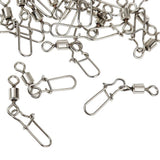 Maxbell Maxbell 50 Fishing Barrel Swivel Solid Rings Fishing Connector with Fastlock 3.5cm