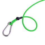 Maxbell Maxbell Elastic Kayak Canoe Safety Leash Fishing Rod Lanyard Paddle Leash Green