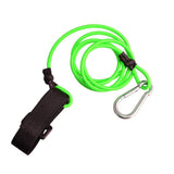 Maxbell Maxbell Elastic Kayak Canoe Safety Leash Fishing Rod Lanyard Paddle Leash Green