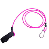 Maxbell Maxbell Elastic Kayak Canoe Safety Leash Fishing Rod Lanyard Paddle Leash Rose