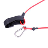 Maxbell Maxbell Elastic Kayak Canoe Safety Leash Fishing Rod Lanyard Paddle Leash Red