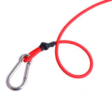 Maxbell Maxbell Elastic Kayak Canoe Safety Leash Fishing Rod Lanyard Paddle Leash Red