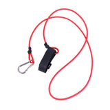 Maxbell Maxbell Elastic Kayak Canoe Safety Leash Fishing Rod Lanyard Paddle Leash Red