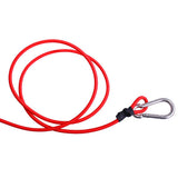 Maxbell Maxbell Elastic Kayak Canoe Safety Leash Fishing Rod Lanyard Paddle Leash Red