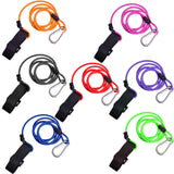 Maxbell Maxbell Elastic Kayak Canoe Safety Leash Fishing Rod Lanyard Paddle Leash Yellow