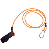 Maxbell Maxbell Elastic Kayak Canoe Safety Leash Fishing Rod Lanyard Paddle Leash Yellow