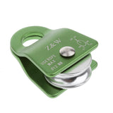 Maxbell Maxbell 2pcs 20KN Rock Climbing Aluminium General Purpose Pulley for 12mm Rope Green