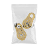 Maxbell Maxbell 2pcs 20KN Rock Climbing Arborist Tree Climb Rope Fixed Pulley Gold Yellow