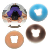 Maxbell Maxbell Salon SPA Massage Silicon Face Relax Cradle Cushion Pillow Pad Dark Coffee