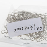 Maxbell Maxbell 100pcs Fishing Lock Snap Hook Lure Connector Swivels Solid Ring Clips - 20mm