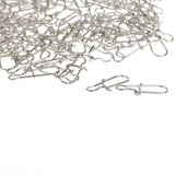 Maxbell Maxbell 100pcs Fishing Lock Snap Hook Lure Connector Swivels Solid Ring Clips - 20mm