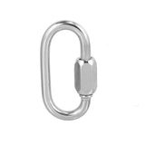 Maxbell Maxbell 1PC 4mm 316 Stainless Steel Chain Quick Link Marine Grade Outdoor Buckle