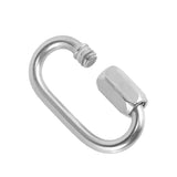 Maxbell Maxbell 1PC 4mm 316 Stainless Steel Chain Quick Link Marine Grade Outdoor Buckle