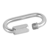 Maxbell Maxbell 1PC 6mm 316 Stainless Steel Chain Quick Link Marine Grade Outdoor Buckle