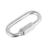 Maxbell Maxbell 1PC 6mm 316 Stainless Steel Chain Quick Link Marine Grade Outdoor Buckle