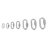 Maxbell Maxbell 1PC 6mm 316 Stainless Steel Chain Quick Link Marine Grade Outdoor Buckle
