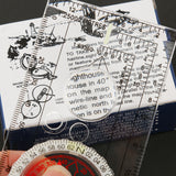 Maxbell Maxbell Multi-functional Pocket Compass Set for Hiking Camping Boating Orienteering