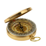 Maxbell Maxbell Vintage Charm Brass Pocket Compass for Keychain Cycling Cycle Hiking Camping
