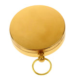 Maxbell Maxbell Vintage Charm Brass Pocket Compass for Keychain Cycling Cycle Hiking Camping