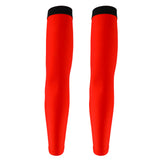Maxbell Cycling Golf Arm Sleeves Sun UV Protection Bicycle Golf Arm Warmer Red&Black