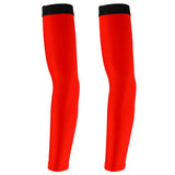 Maxbell Cycling Golf Arm Sleeves Sun UV Protection Bicycle Golf Arm Warmer Red&Black