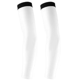 Maxbell Cycling Golf Arm Sleeves Sun UV Protection Bicycle Arm Warmers White&Blue
