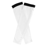 Maxbell Outdoor Sports Bike Cycling Golf Arm Sleeves Sun UV Rays Protection Comfortable Breathable Arm Warmers Arm Cover 1 Pair White XXL - Aladdin Shoppers