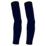 Maxbell Outdoor Sports Bike Cycling Golf Arm Sleeves Sun UV Rays Protection Comfortable Breathable Arm Warmers Arm Cover 1 Pair Navy XXL - Aladdin Shoppers