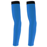 Maxbell Cycling Golf Arm Sleeves Sun UV Protection Bicycle Arm Warmers White&Blue