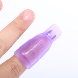 Maxbell Maxbell Durable 10 PCS Nail Art Plastic Soak Off UV Gel Polish Remover Clip Cap- Random Color