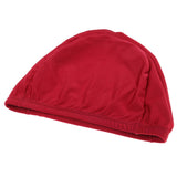 Maxbell Maxbell Adult Unisex Womens Mens Caps Swim Cap Pool Swimming Hat Long Hair Burgundy