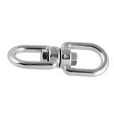 Maxbell Maxbell 8-Model Hiking Stainless Steel Carabiner Key Rotating Universal Ring Chain Camping