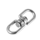 Maxbell Maxbell 8-Model Hiking Stainless Steel Carabiner Key Rotating Universal Ring Chain Camping