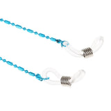 Maxbell Maxbell Metal Chain Reading Glasses Spectacles Eyeglass Sunglasses Copper Strap Blue