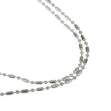 Maxbell Colorful Cord Chain for Reading Glasses Sunglasses Eyeglass Holder Silver