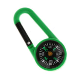 Maxbell Maxbell 2 in 1 Multifunctional Camping Hiking Carabiner Mini Compass Keyring Green