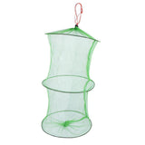 Maxbell Maxbell Portable Foldable 2 Layer Nylon Crab Lobster Fishing Catch Net