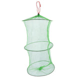 Maxbell Maxbell Portable Foldable 2 Layer Nylon Crab Lobster Fishing Catch Net