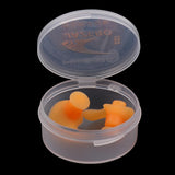 Maxbell Maxbell Swimming Ear Plug Silicone Ears Plugs Earplugs for Hearing Protection Orange